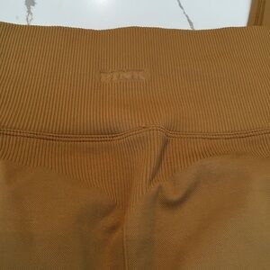 Rust Victoria Secret Pink XL Ribbed Waistband Leggings Yoga Athletic Pants